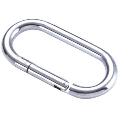 Gerader Frühlings-Karabinerhaken-Edelstahl-Karabinerhaken 5 x 50mm bis 11 x 120mm