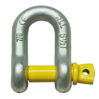 1/4 Zoll galvanisierter Schrauben-legierter Stahl Pin Chain Shackles ISO9001