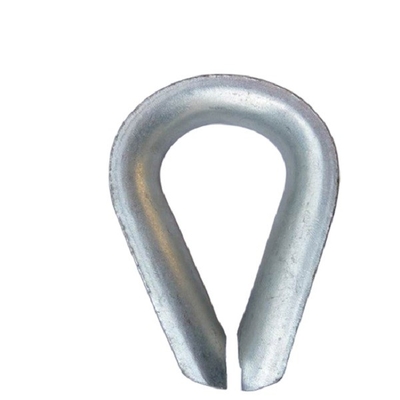 Galvanisierte Draht-Seilkausche-Kohlenstoffstahl-Feuergebührenmuffe US-Art ISO9001