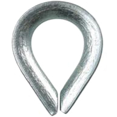 Seilkausche-Massenstahl-Kabelschuh 0,076 des Draht-BS464 - 15kg/PC