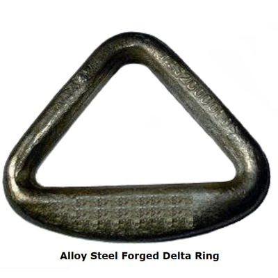 14mm - 16mm schmiedete D-Ring geschmiedetes Delta Ring Galvanized Alloy Steel