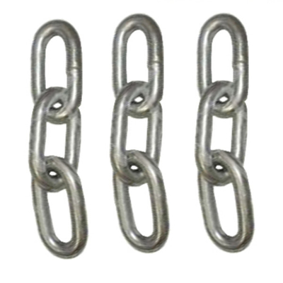 Q235BGalvanized-Rundstahl-Gliederkette-koreanische Standardgliederkette